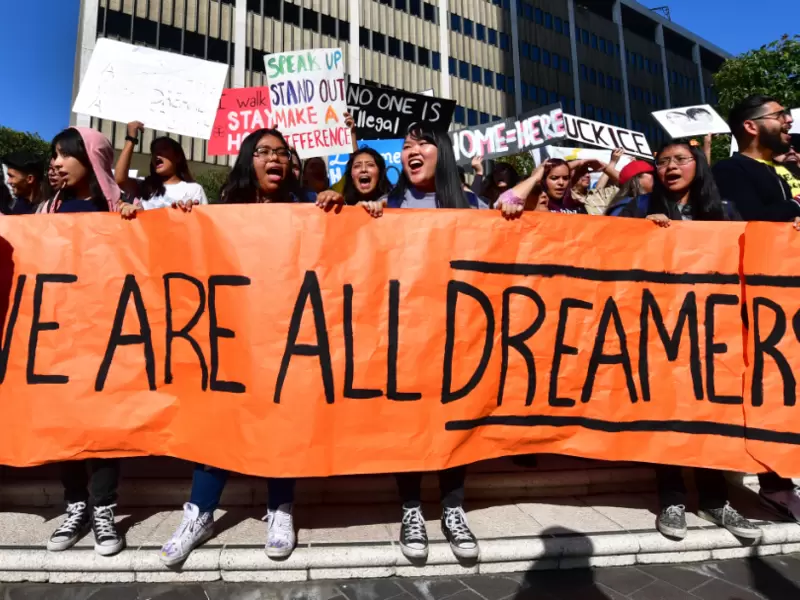 Manifestaciones de Dreamers en EE.UU.