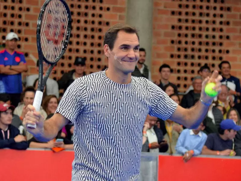 Roger Federer, evento en Bogotá