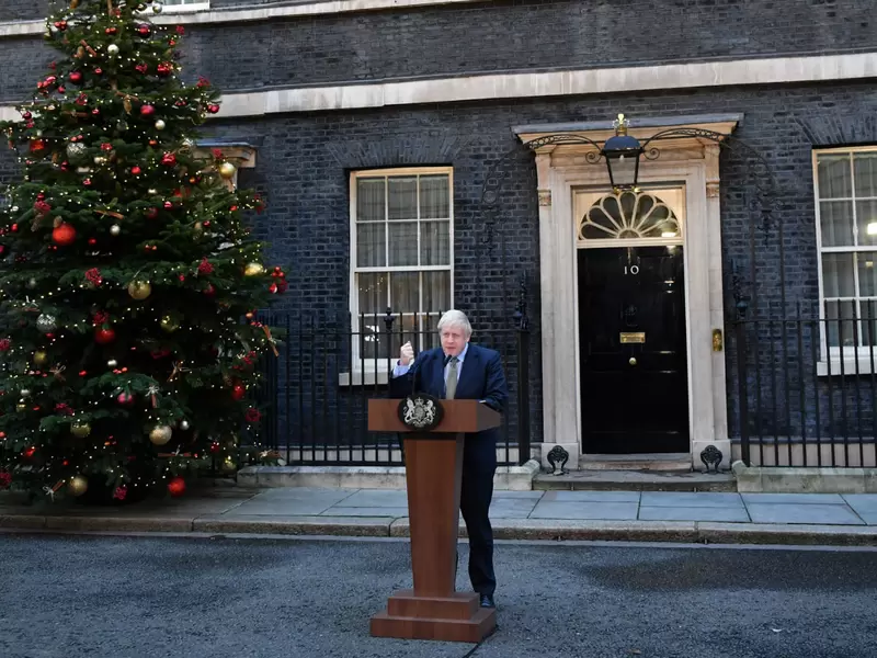 Boris Johnson, primer ministro británico. Boris Johnson, primer ministro británico tras proclamar su victoria en las elecciones.