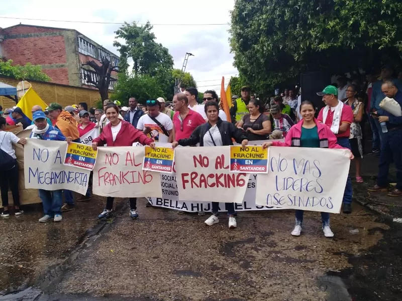 Protestas en Colombia.