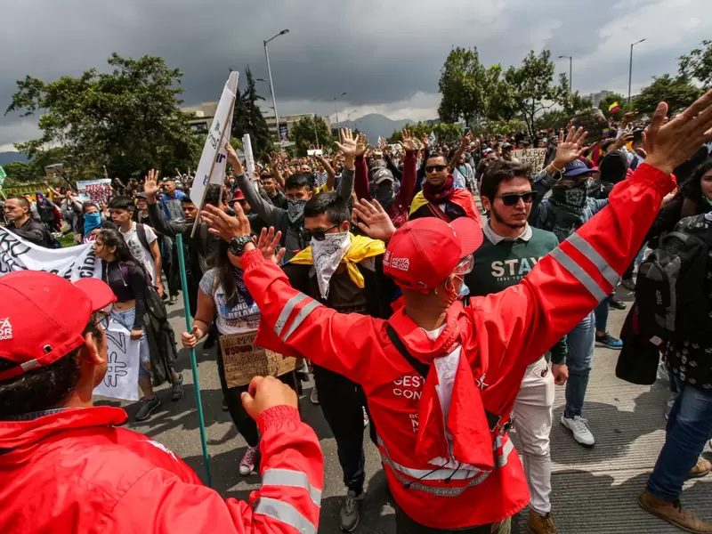 Gestores de convivencia y sus acciones en medio de las manifestaciones
