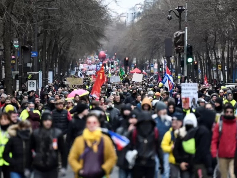 Huelga en Francia.
