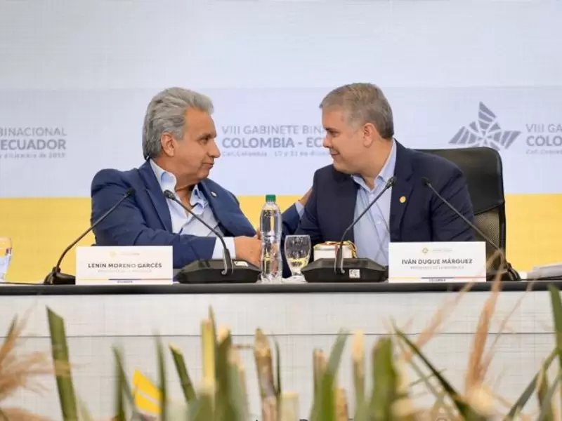 Presidentes Ecuador y Colombia