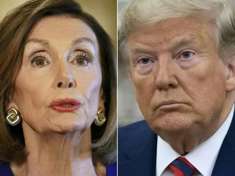 Nancy Pelosi y Donald Trump