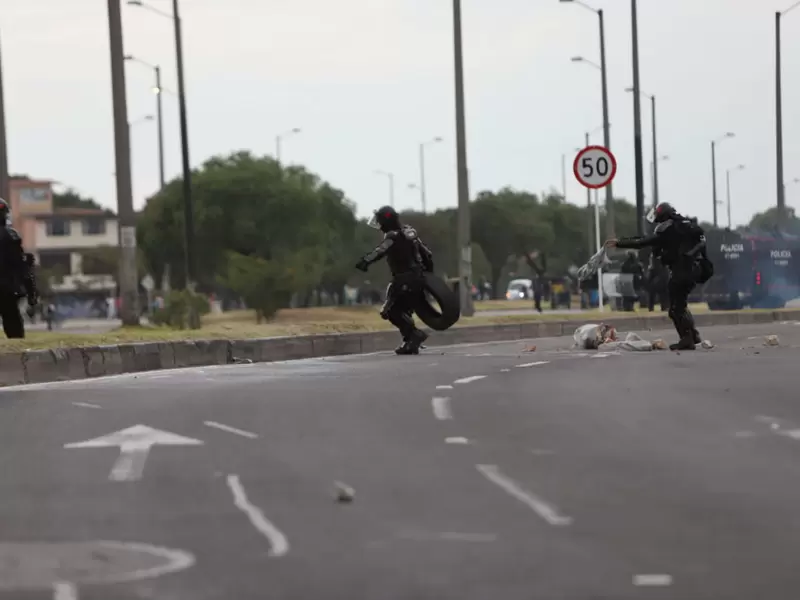 Esmad, disturbios en Banderas, Bogotá