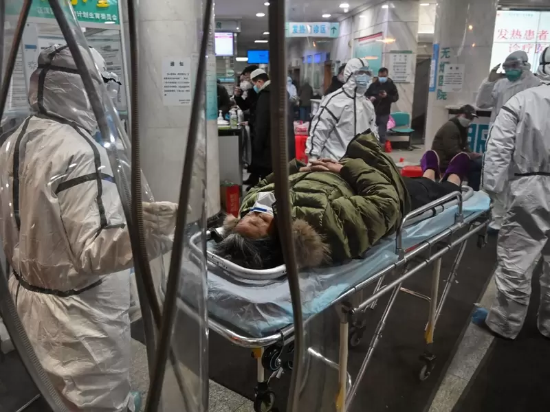 Atención del coronavirus en Wuhan, China Atención del coronavirus en Wuhan, China