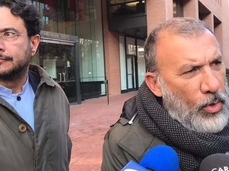Roy Barreras e Iván Cepeda en la CIDH