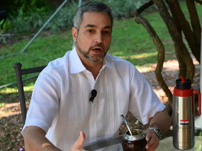 Mario Abdo Benítez, presidente de Paraguay