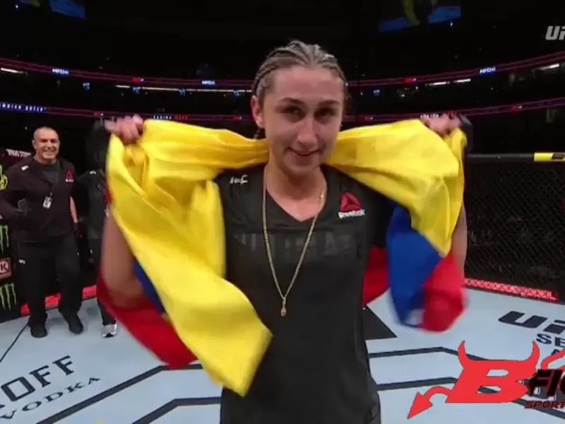 Colombiana Sabina Mazo en UFC