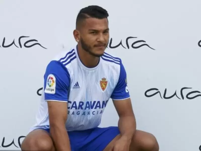 Colombiano Luis Suárez, futbolista de Real Zaragoza