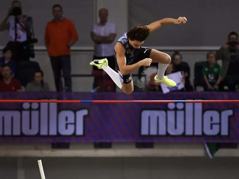 Armand Duplantis, 15 de febrero de 2020 Armand Duplantis, 15 de febrero de 2020