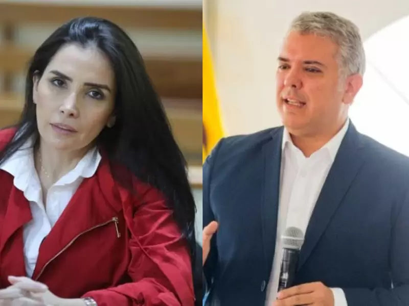 Iván Duque y Aida Merlano Iván Duque y Aida Merlano