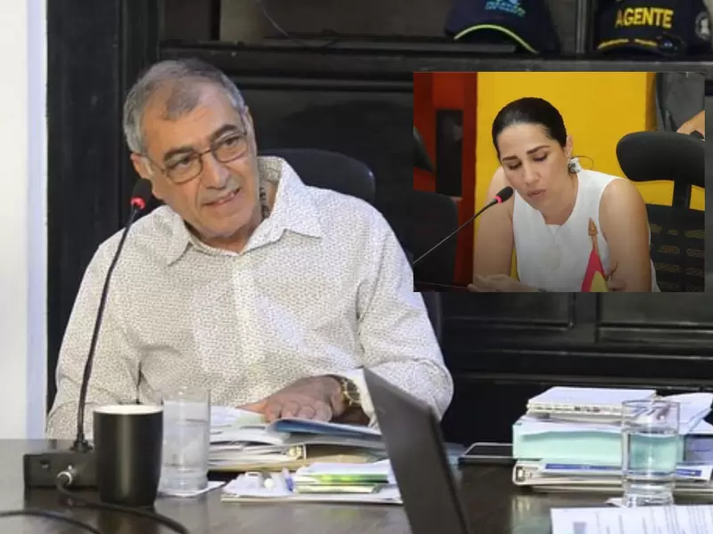 William Dau Chamatt se enfrentó a concejales William Dau Chamatt se enfrentó a concejales