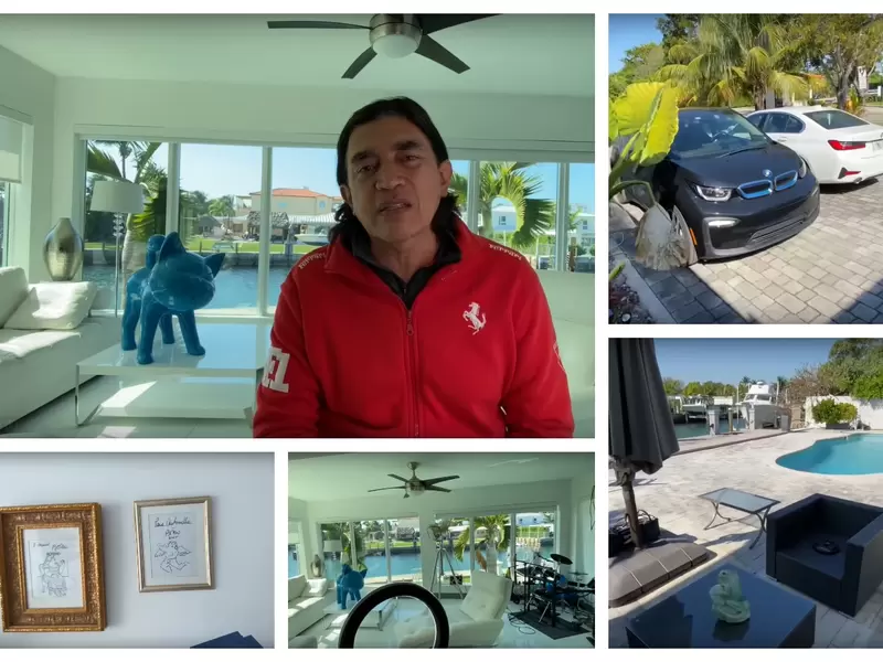 Gustavo Bolívar y su casa en Miami