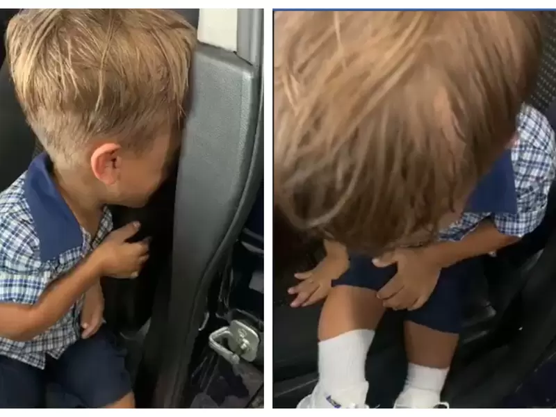 Niño con enanismo