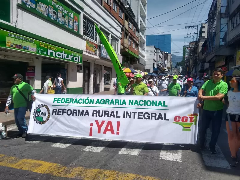 Confederación General del Trabajo (CGT) en el Tolima