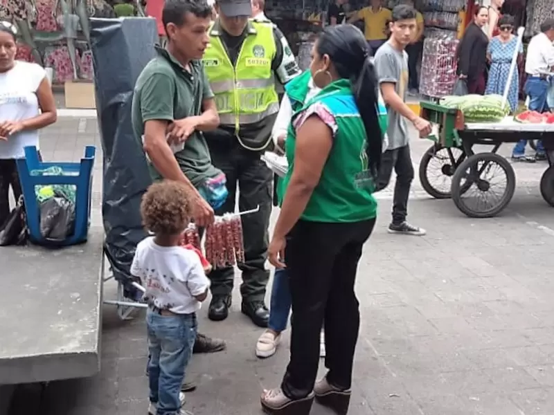 Menores hallados en condiciones de trabajo infantil en Villavicencio