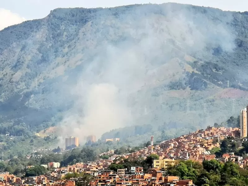 Incendio en el Oriente antioqueño