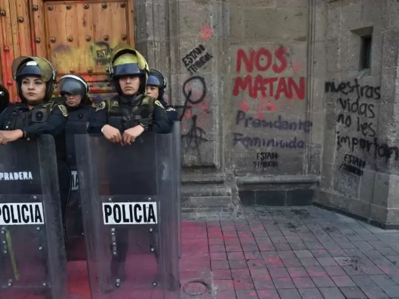 Manifestaciones en México contra los feminicidios