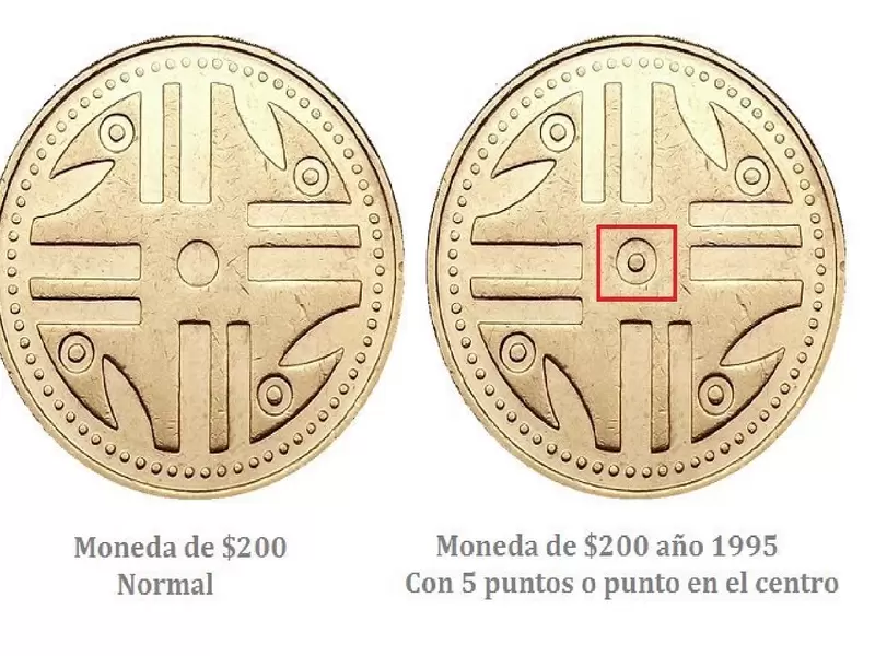 Monedas de $200