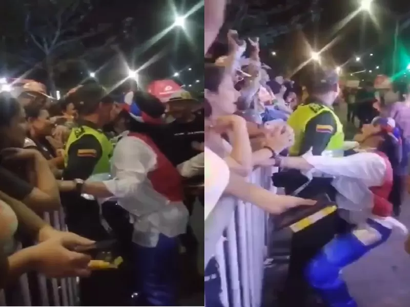 Policía fue manoseado en un carnaval