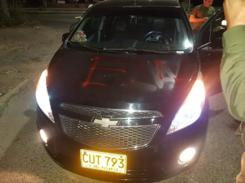 Vehículo marcado por el Eln en Cúcuta