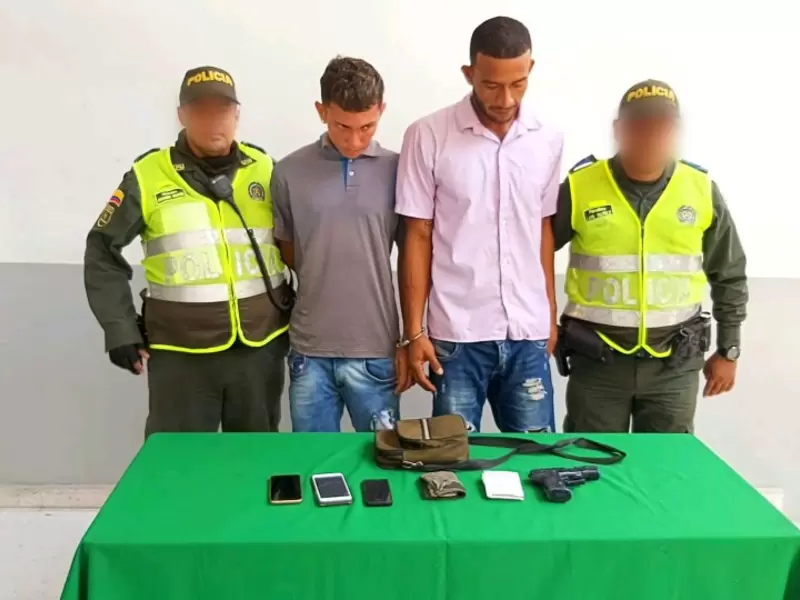Tenían una pistola de juguete para robar.