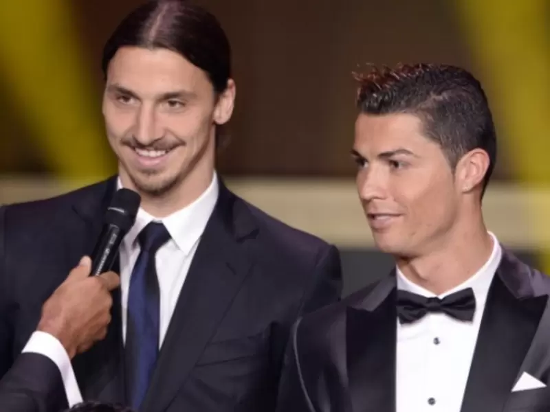 Zlatan y Cristiano Ronaldo