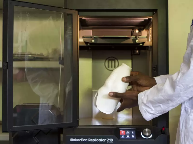 La impresión 3d permite crear materiales con más velocidad
