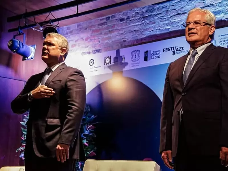 Alcalde de Popayán en encuentro con presidente Duque