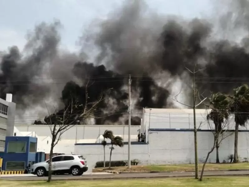 Incendio registrado en planta de Tecnoglass.