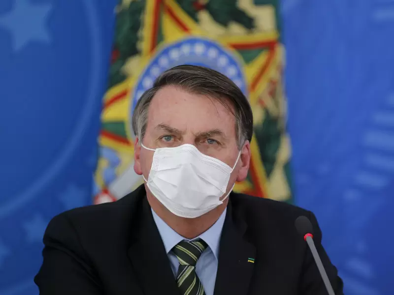El presidente Jair Bolsonaro ha sido muy criticado por el manejo del coronavirus. Coronavirus en Brasil