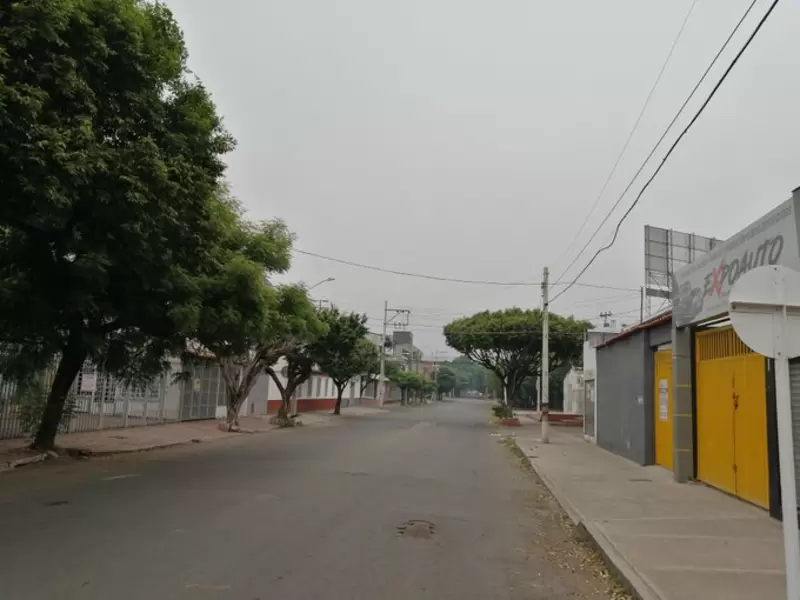 Gruesa Capa de Humo en la ciudad de Cúcuta