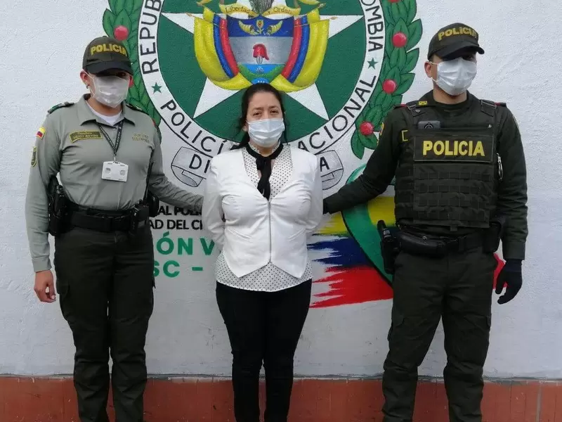 Mujer capturada por violar norma de aislamiento
