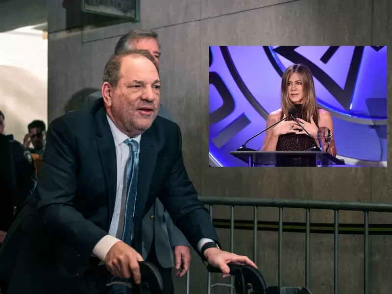 Harvey Weinstein y Jennifer Aniston