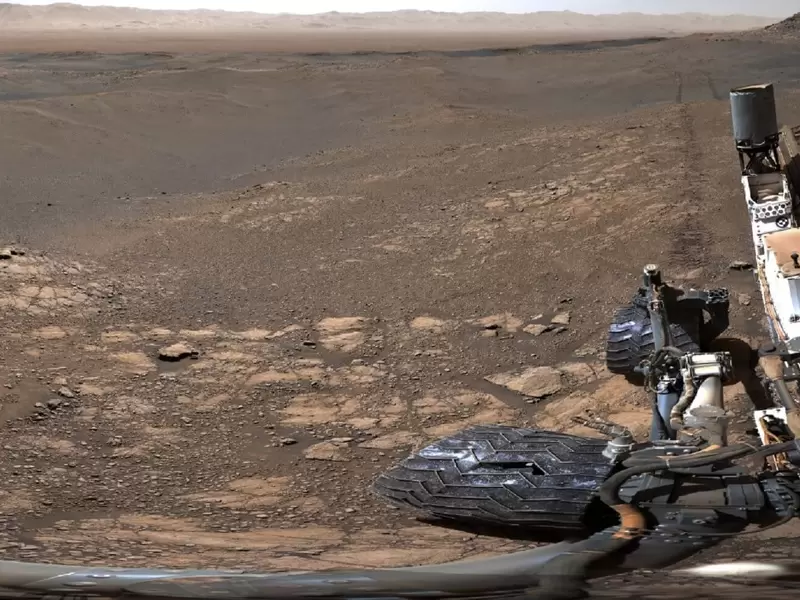 Imagen del rover en Marte