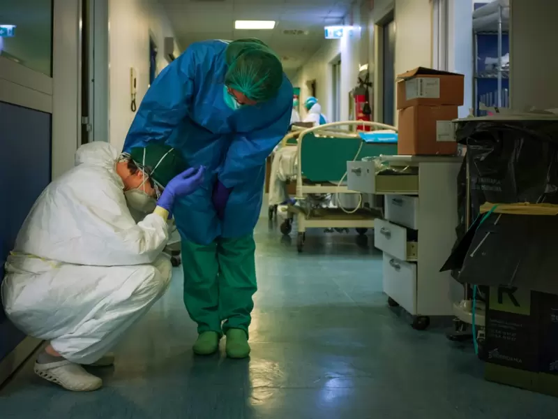 Crisis en hospital de Italia