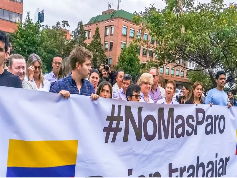 Movimientos contra las marchas en Colombia