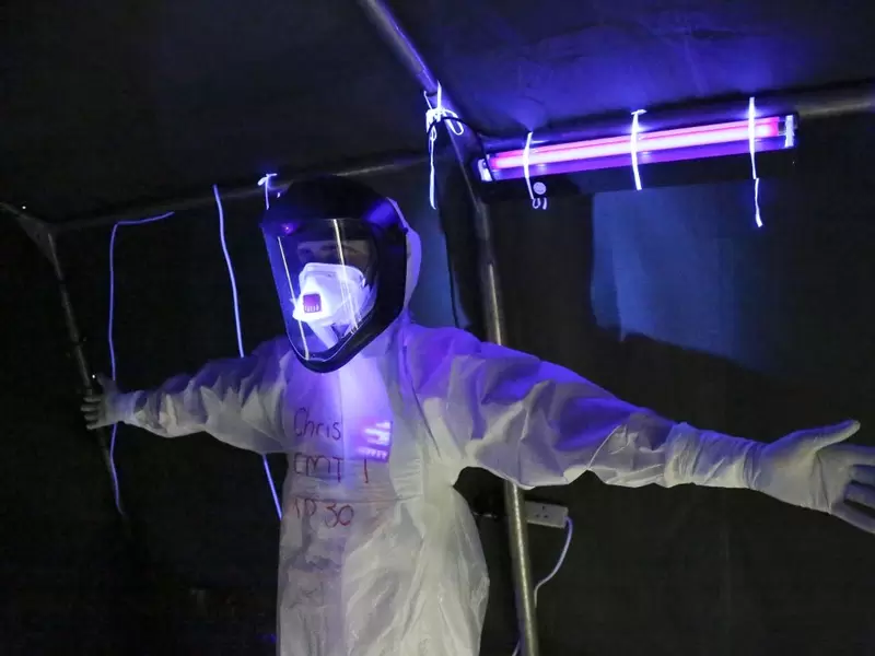 Limpieza con rayos ultravioleta elimina bacterias