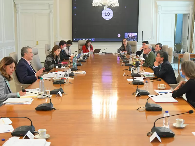 Reunión presidente y alcaldesa