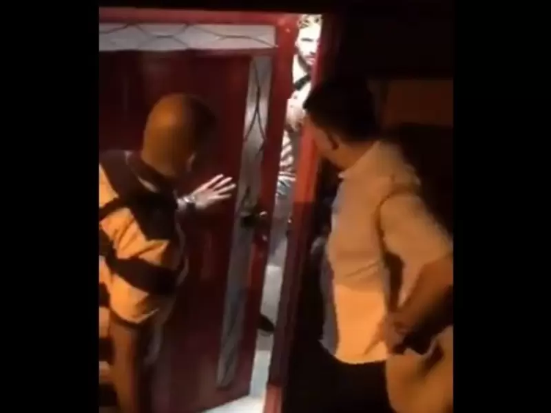 El alcalde de Santa Fe de Antioquia llegó hasta el lugar de la fiesta.