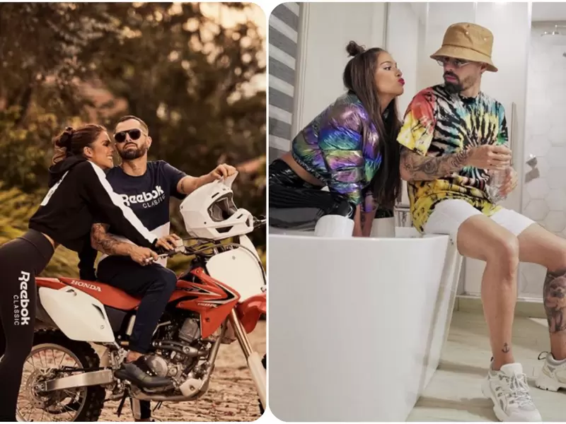 Greeicy y Mike Bahía