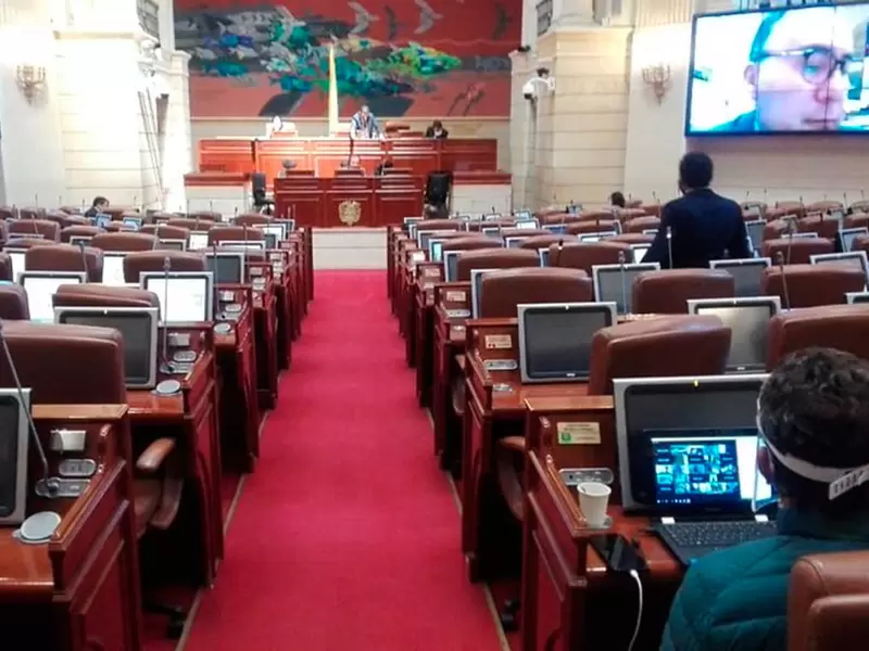 Cámara de Representantes así sesiona en tiempos de coronavirus