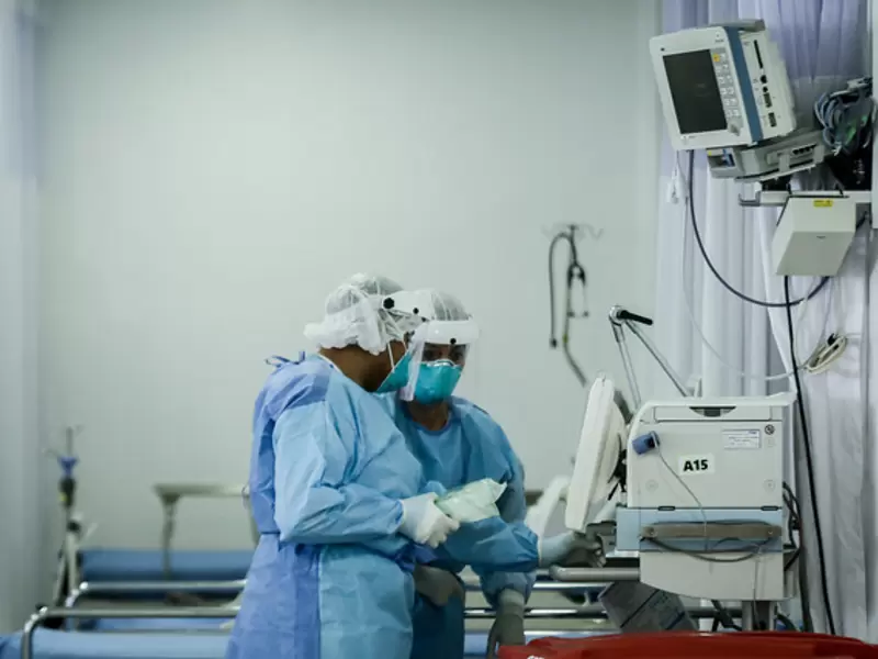 Hospital Militar durante emergencia del Covid-19.