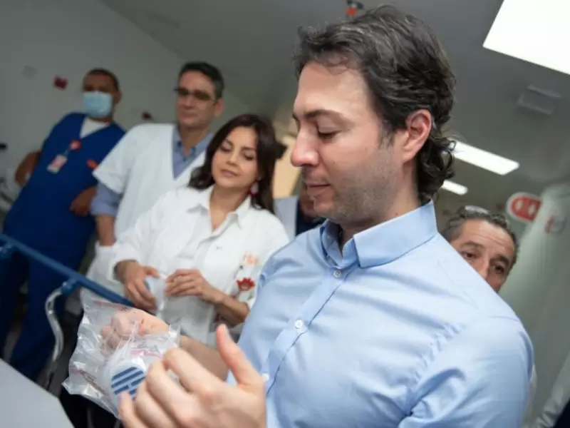 Alcalde de Medellín, Daniel Quintero, durante la pandemia del coronavirus