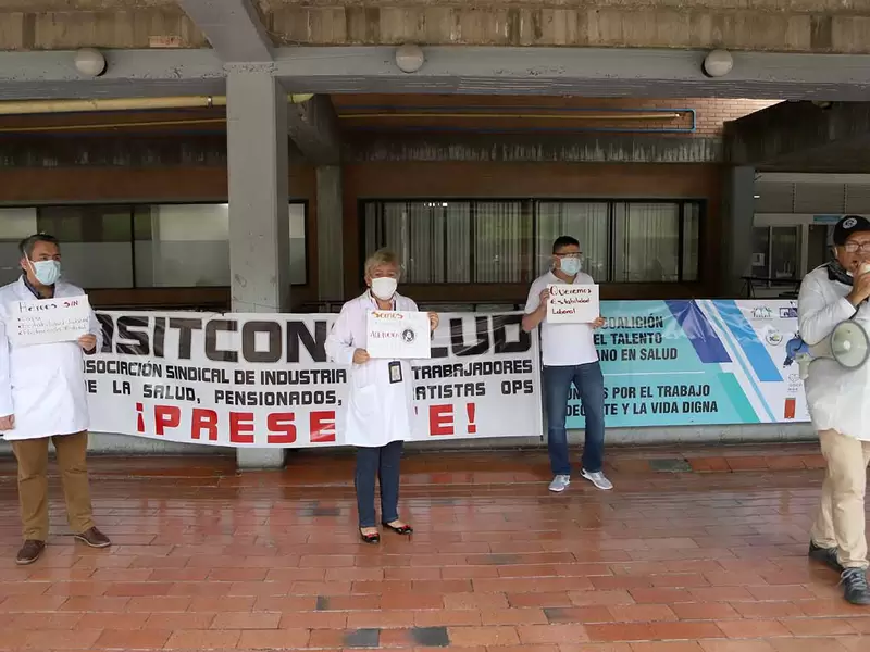 El propósito fue reclamar por mejor condiciones laborales.