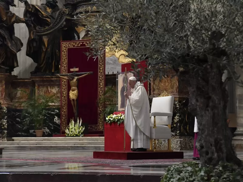 Papa en Domingo de Ramos