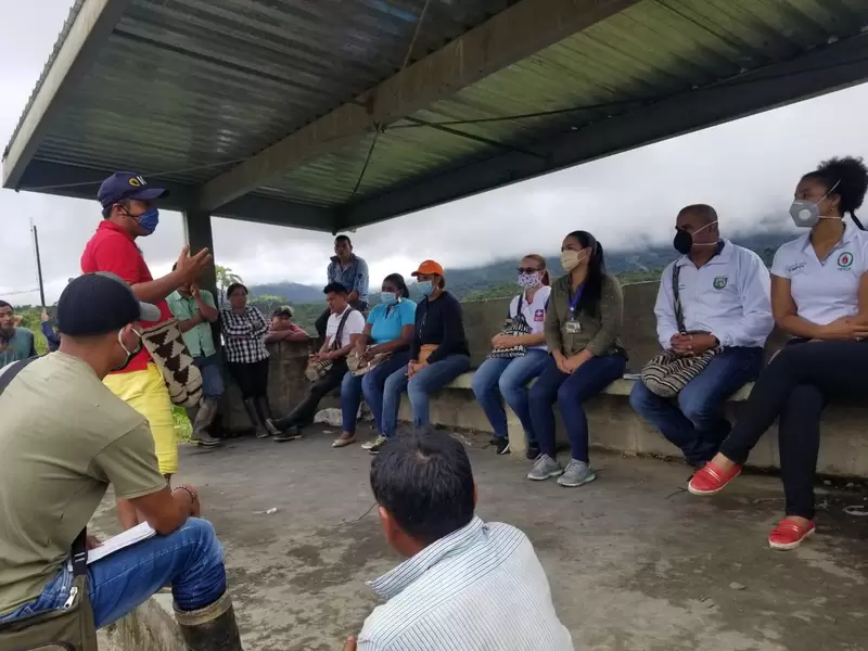 Reunión de las autoridades en Chocó con comunidades indígenas