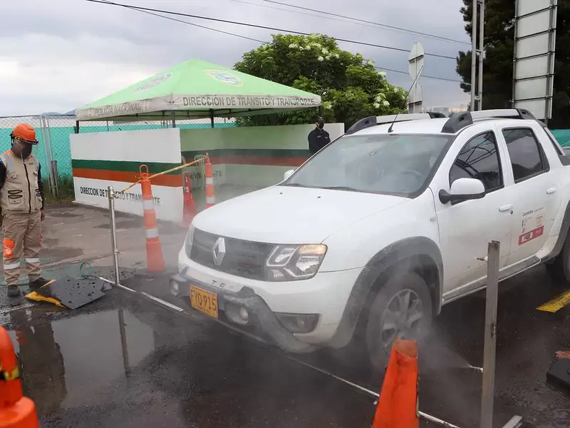 Desinfección de vehículos en Bogotá