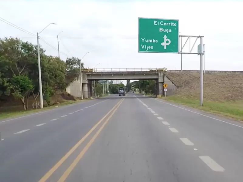 Conexión entre Buga, (Valle del Cauca), con Santander de Quilichao (Cauca).